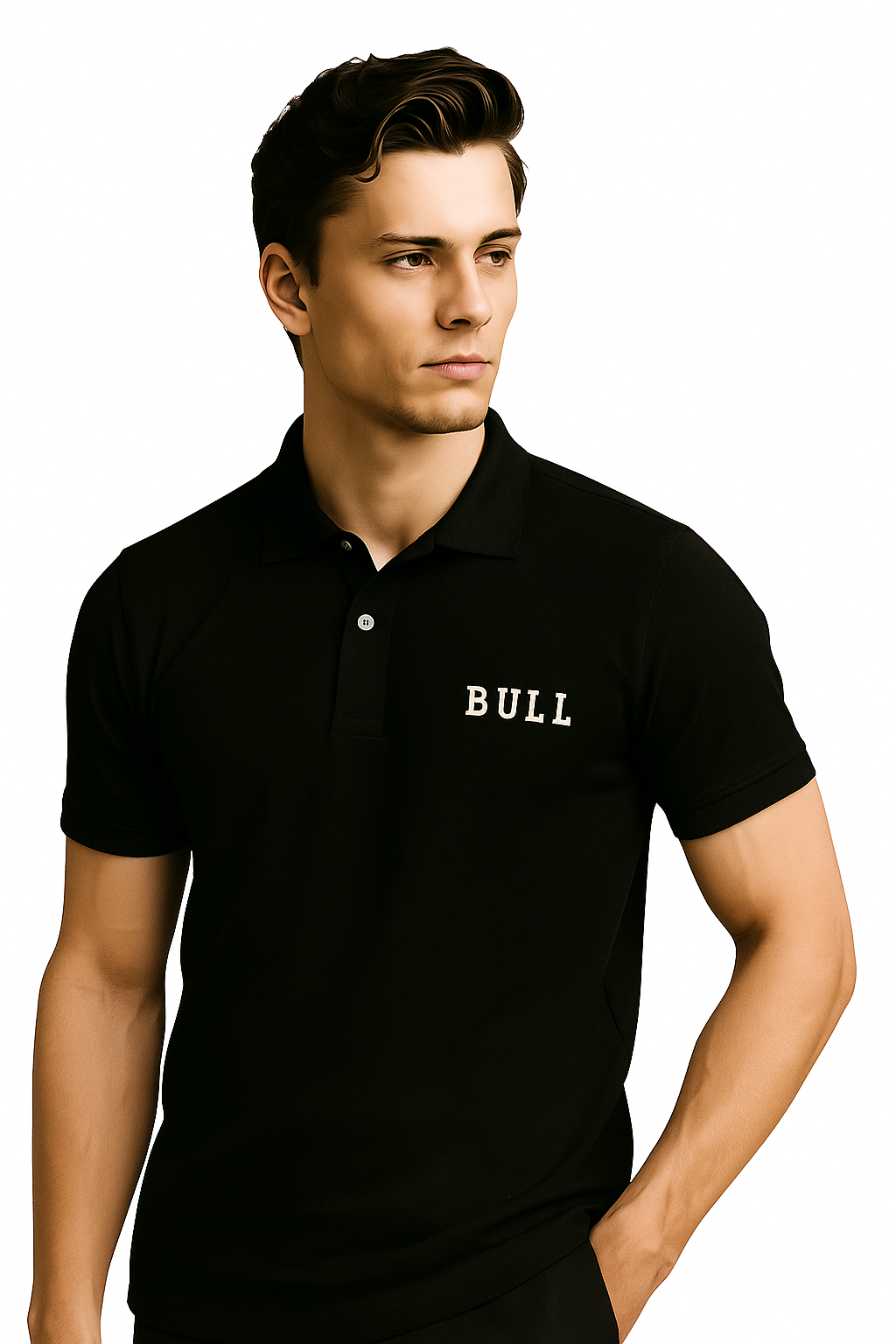 Premium Black Pique Polo T-Shirt Fabric – Soft, Durable & Stylish | Pakistan