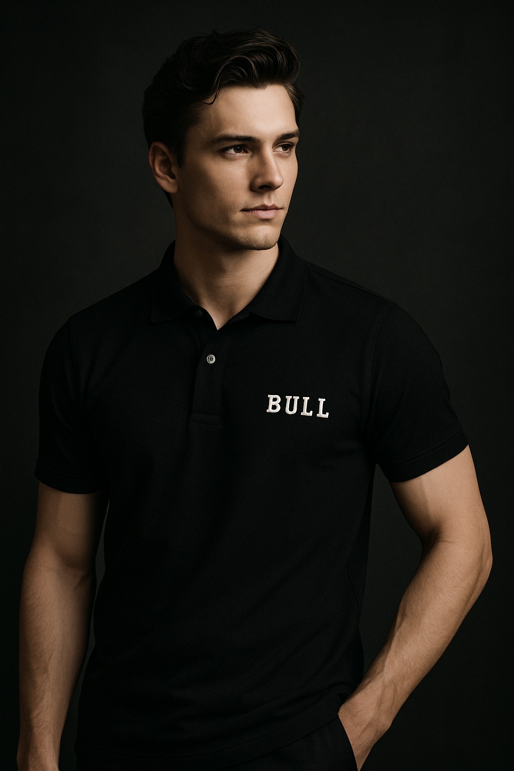 Premium Black Pique Polo T-Shirt Fabric – Soft, Durable & Stylish | Pakistan - Image 2